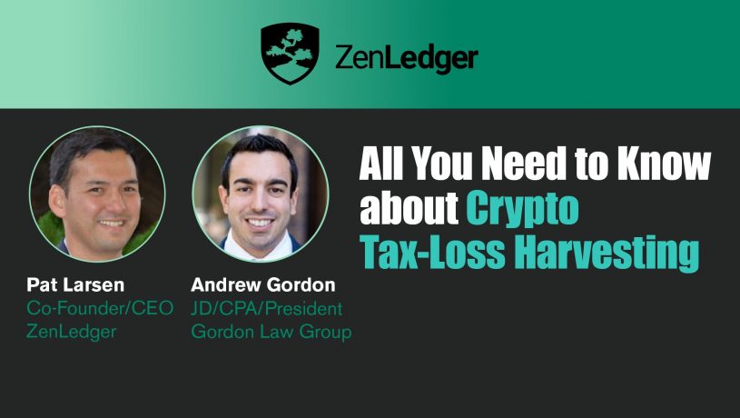 All You Need to Know About Crypto Tax-Loss Harvesting Webinar