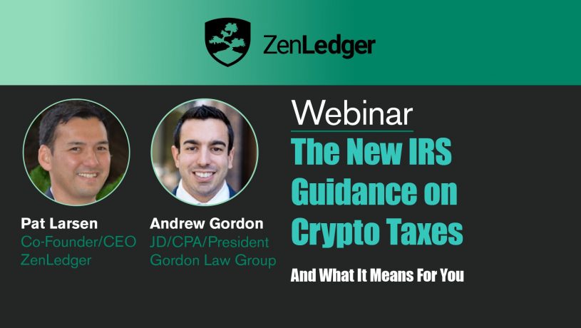 The New IRS Guidance on Cryptocurrency Taxes Webinar