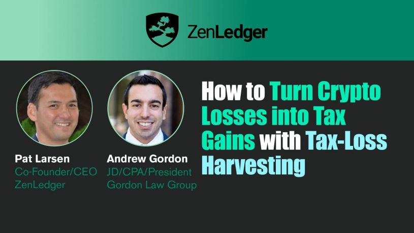 How to Turn Crypto Losses into Tax Gains Webinar