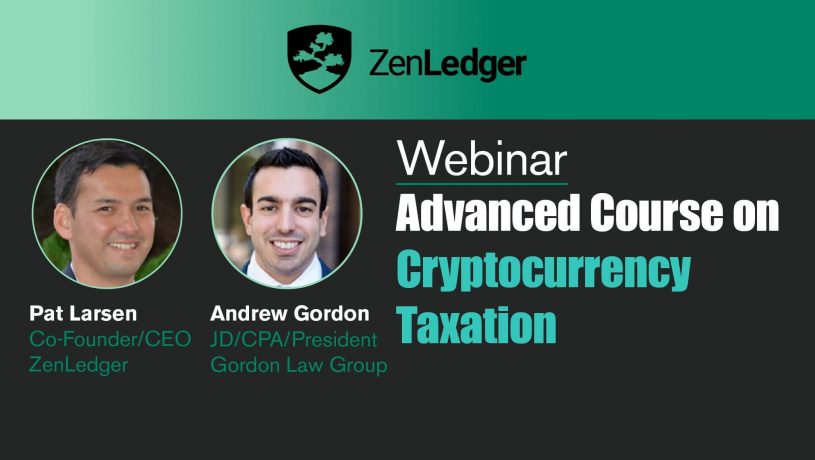 Advanced Cryptocurrency Training for Tax Professionals Webinar