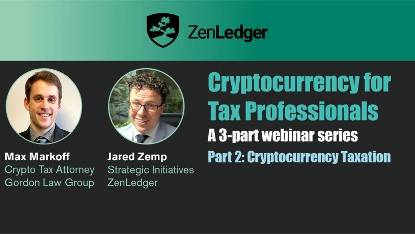 Crypto Taxation Webinar for Tax Professionals